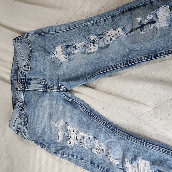 511 Slim Fit Levi’s Flex Men's Jeans 30x30 Distressed Denim Y2k Street wear - Picture 4 of 14